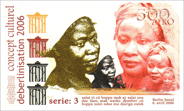 Le Laboratoire Déberlinisation, 500 Afro currency, Serie 3: Hawa Keita and Aminata Traoré