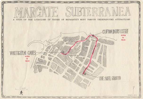 Bridgette Ashton, Margate Subterranea Map