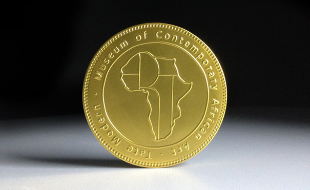 Meshac Gaba, Chocolate coin from Museum Shop, Museum of Contemporary African Art