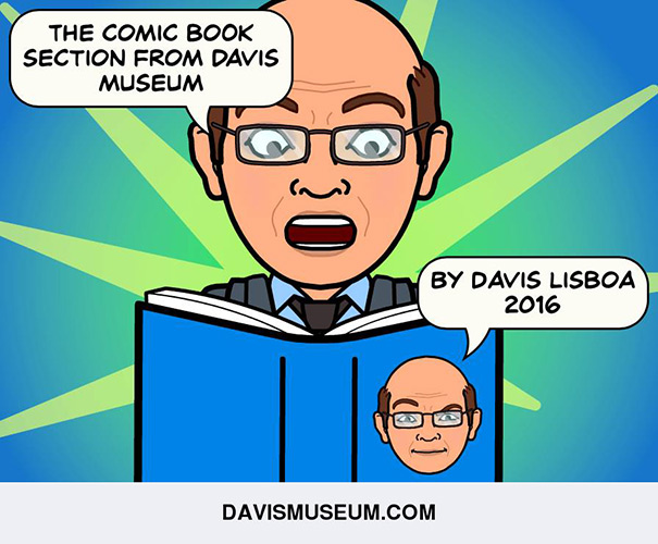 The Comic Book Section from Davis Museum by Davis Lisboa, 2016.